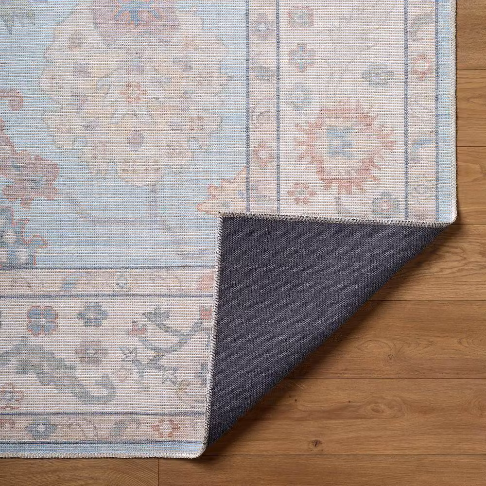 Livabliss Patrica Rodi Lumen Blue Oriental Classic Rectangular Machine Woven Rug, W: 200 cm, D: 275 cm – 3