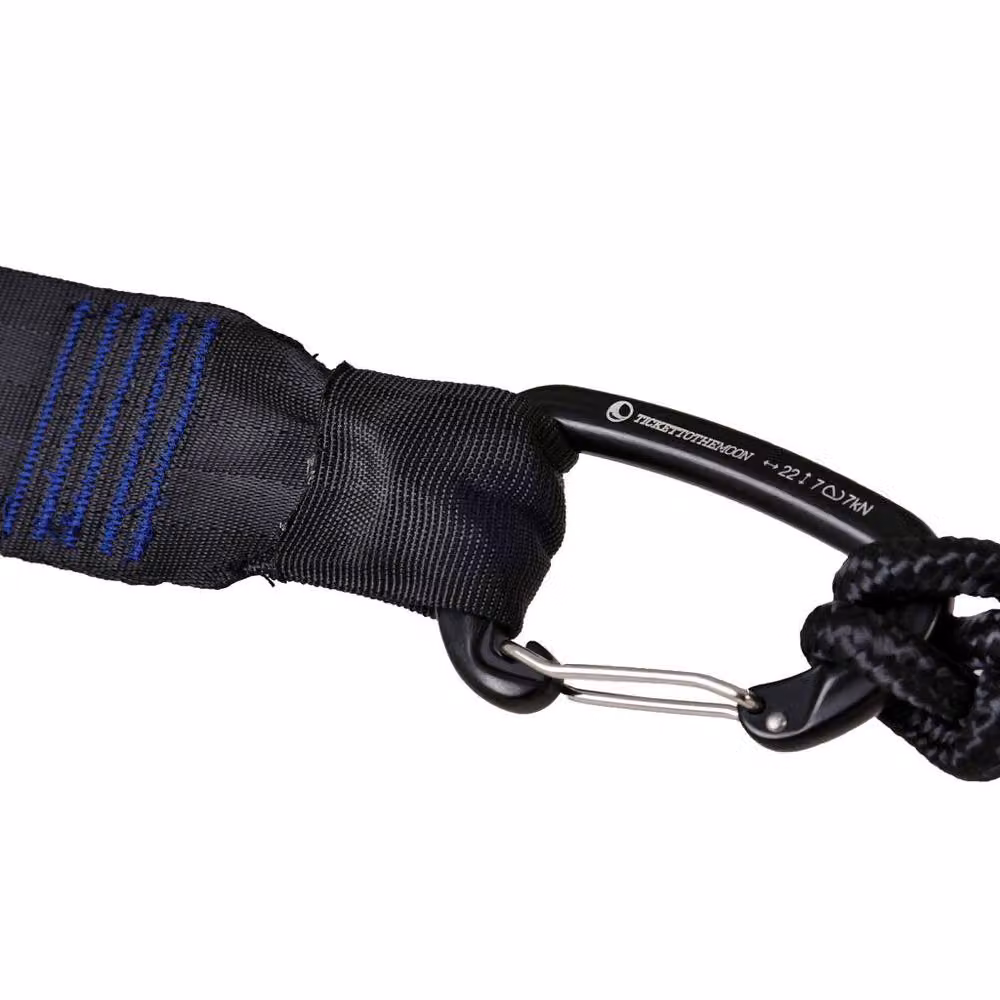 Ticket To The Moon Hammock Garden Strap Set of 2 in Black – 3