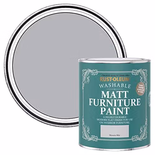 Rust-Oleum Grey Furniture & Skirting Board Paint in Matt Finish, 750ml