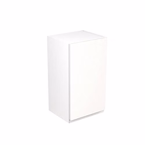 Kitchen Kit White Matt Bridging Wall Cabinet with J-Pull Soft Close Doors, W/D/H: 40 x 33 x 72 cm