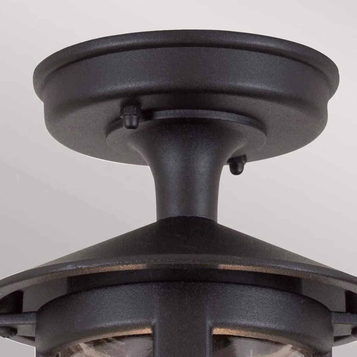 Netlighting Hereford Black Outdoor Flush Ceiling Lantern Light IP43 E27 – 2