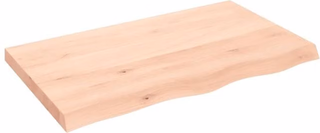 Berkfield Home Wall Mounted Rustic Oak Shelf, Brown, W: 100 cm, D: 60 cm, H: 60 cm