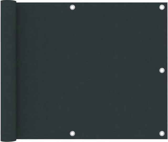 Berkfield Home Balcony Screen in Dark Green, Oxford Fabric, W: 75 cm, L: 400 cm