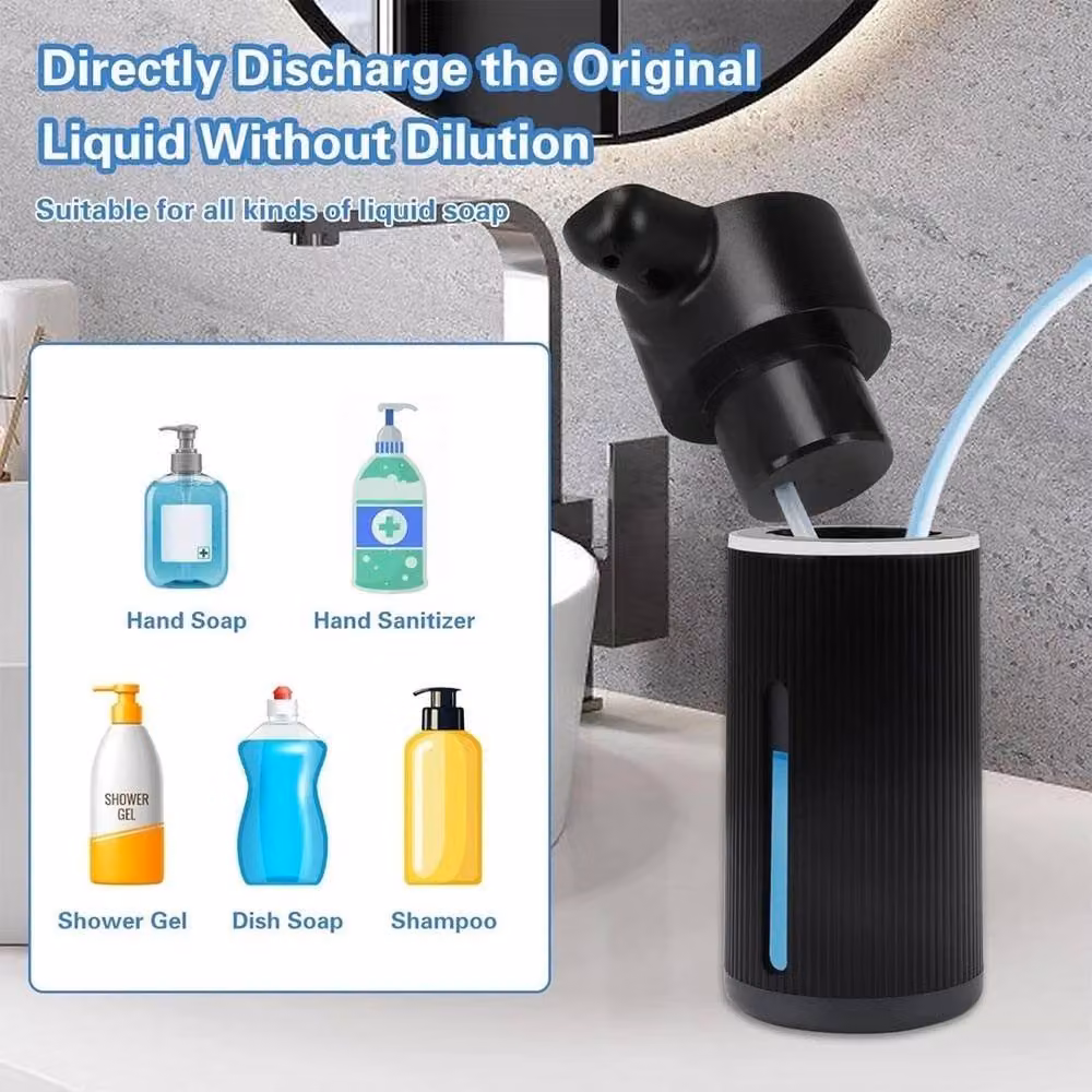 Kelvenix Black Automatic Touchless Soap Dispenser 420ml – 3