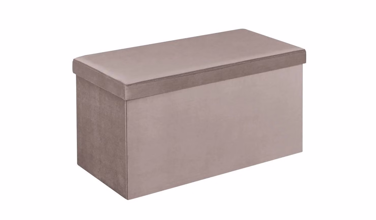 Cheap Furniture Warehouse Pink Velvet Rectangular Storage Ottoman Footstool