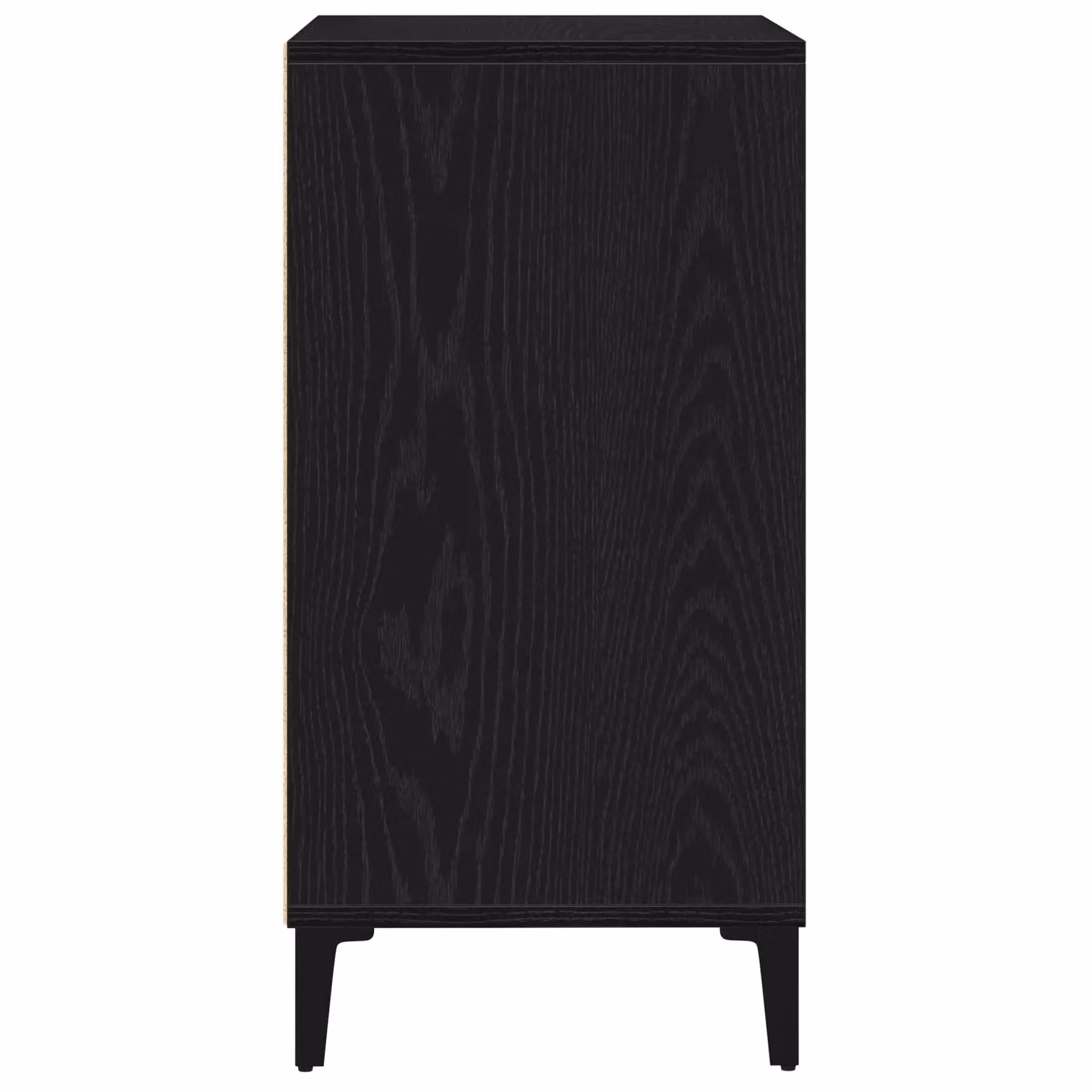 Berkfield Home Black Oak Sideboard, W/D/H: 57 x 35 x 70 cm – 3