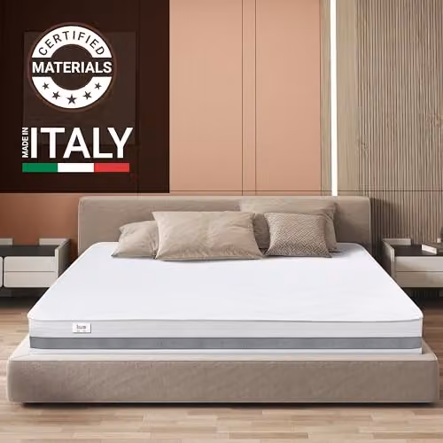 The White Stone Antibacterial Viscoelastic Foam Mattress in White, H 25 cm, W 90 cm, D 200 cm – 2