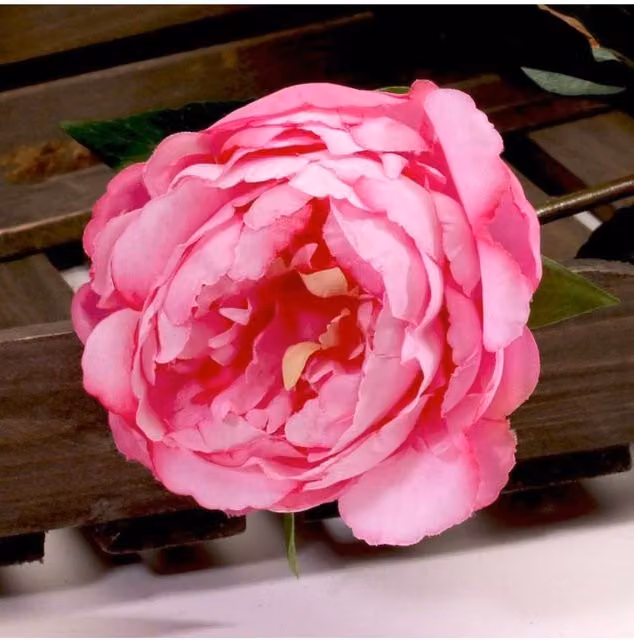 KDMD Single Peony Dark Pink Floral Decoration, 2 Pack, Height: 68 cm