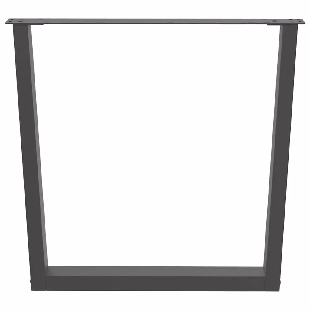 Berkfield Home V-Shape Dining Table Legs, 2 Pieces, Anthracite Steel, H: 72-73.3 cm x W: 90 cm – 3