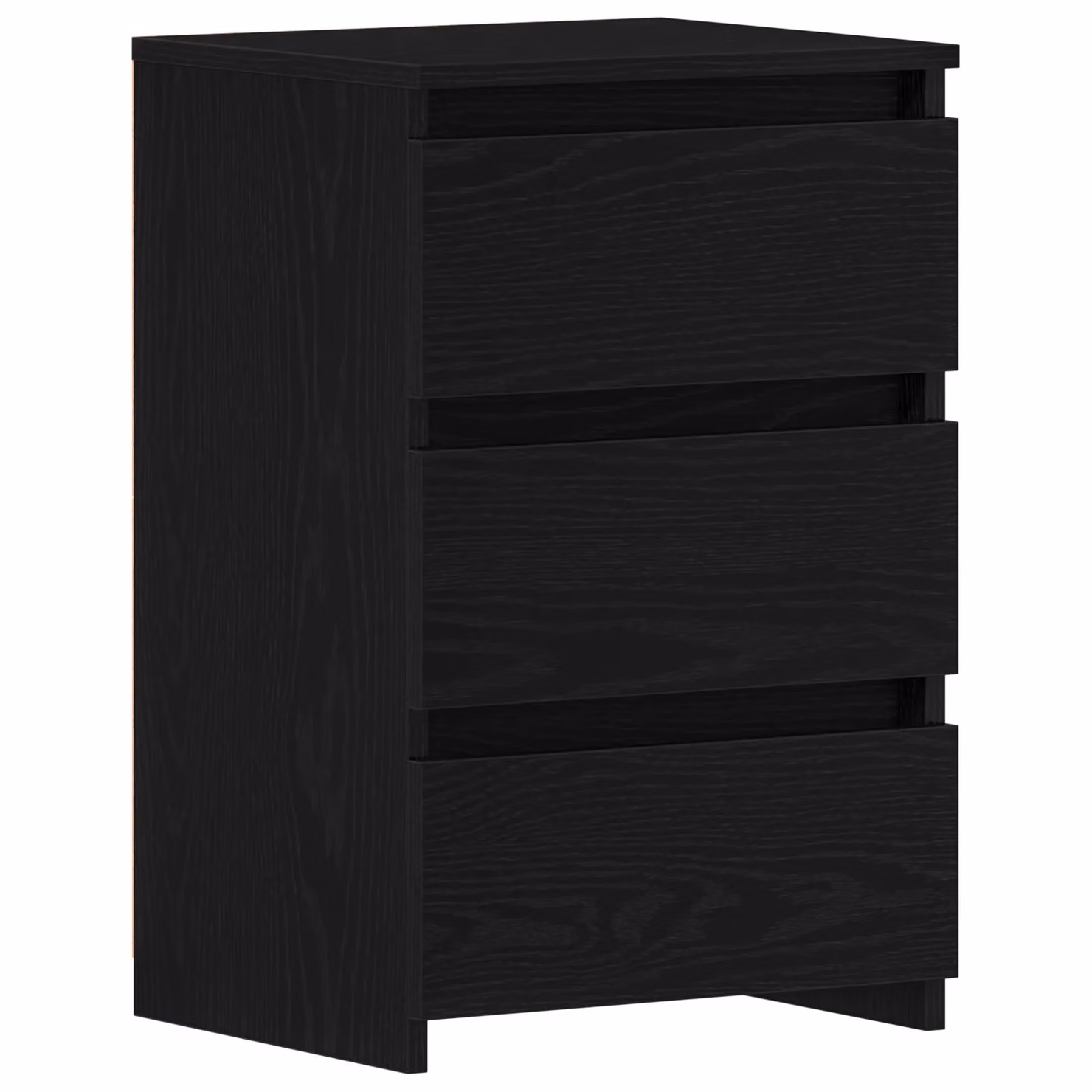 Berkfield Home Nightstand in Black Oak, W/D/H: 40 x 35 x 62.5 cm – 2