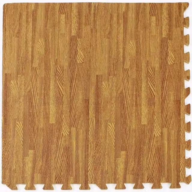 PAWNORA 8-Piece Soft EVA Foam Floor Play Mat in Brown – 1