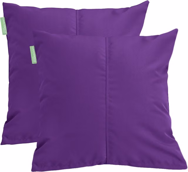 Gardenista Premium Purple Square Garden Scatter Cushion, W/D/H: 45.72 x 45.72 x 45.72 cm