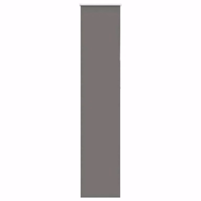Berkfield Home Grey Blackout Roller Blind, Thermal Insulating Polyester, W: 40 cm, H: 230 cm