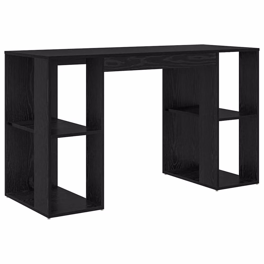 Berkfield Home Modern Black Oak Computer Desk in Black Oak MDF – 3