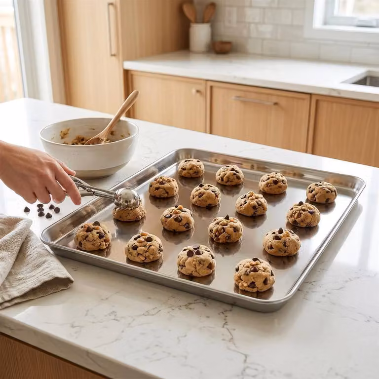 Argon Tableware 4 Piece Stainless Steel Rectangular Baking Tray Set in Silver