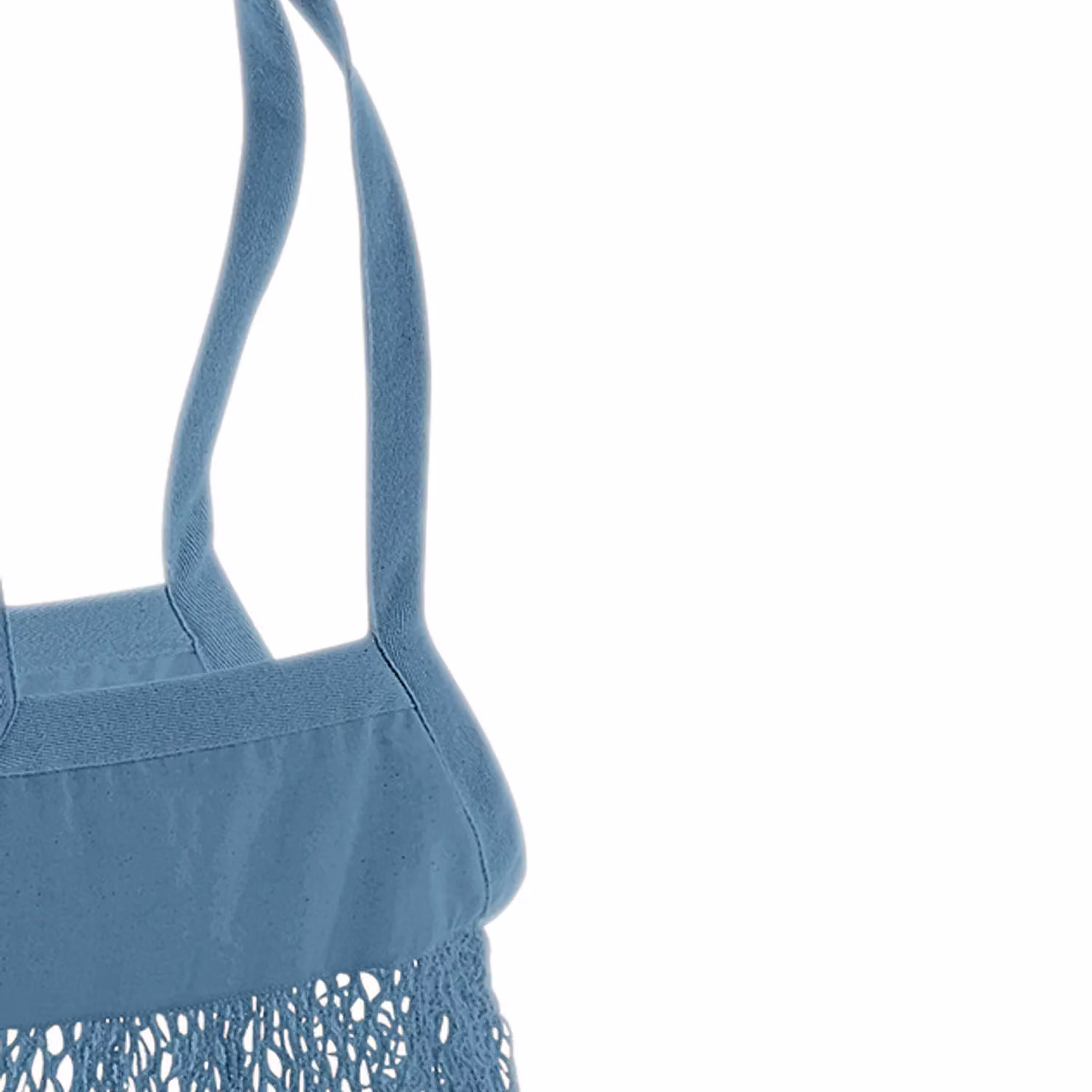 Westford Mill Cotton Mesh Grocery Bag in Blue – 2