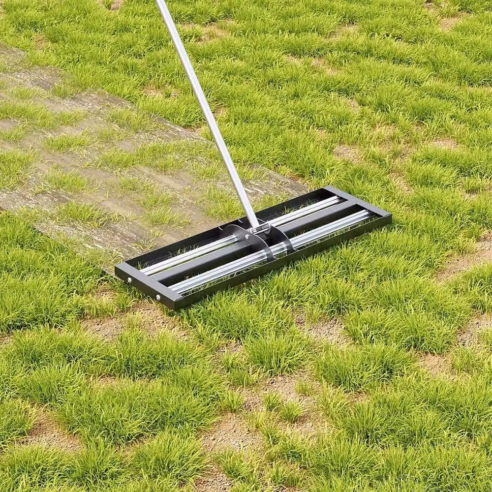 EONLION Heavy Duty Lawn Leveller Rake in Black – 3
