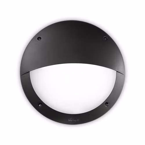 Netlighting Lucia Modern Outdoor Flush Wall Light Black IP66 E27 – 1
