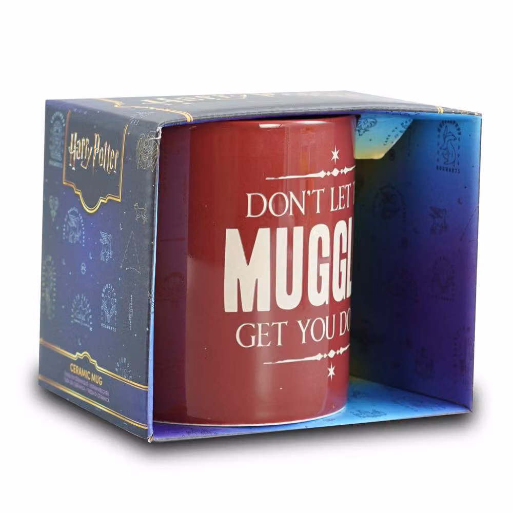 Harry Potter Ceramic Mug for Adults, Red, 400ml – 4