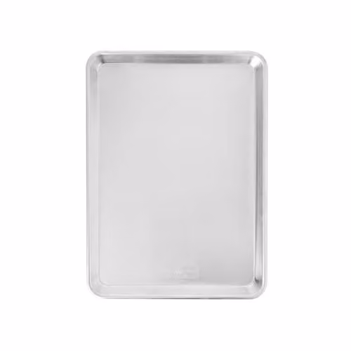 Nordic Ware Naturals Aluminium Baker's Half Sheet Baking Pan, Silver, W: 45.72 cm, D: 33.02 cm, H: 2.54 cm