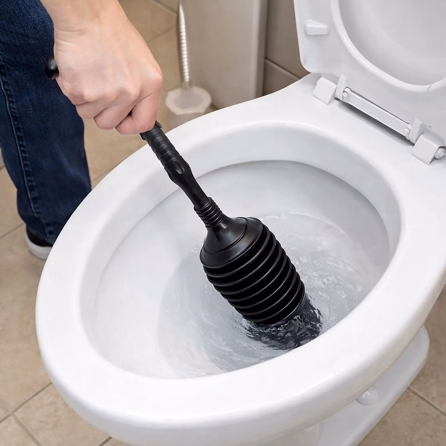 Marco Paul Heavy Duty Black Toilet Plunger – 3