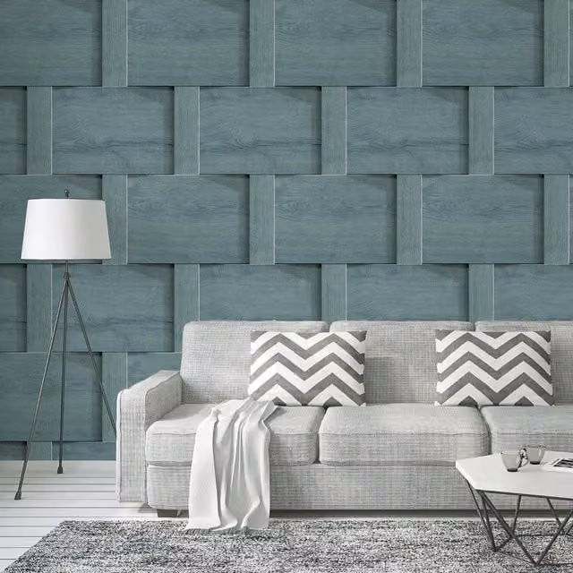 Debona Modern Geometric Abstract Paper Wallpaper in Green