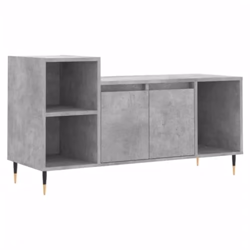 vidaXL TV Cabinet in Concrete Grey, W/D/H: 100 x 35 x 55 cm – 1