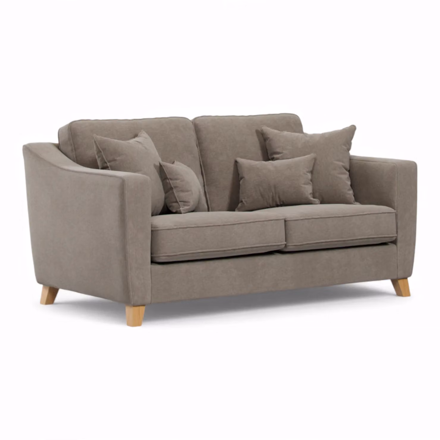 The Great Sofa Company Jackson 2 Seater Chenille Sofa in Brown – 2