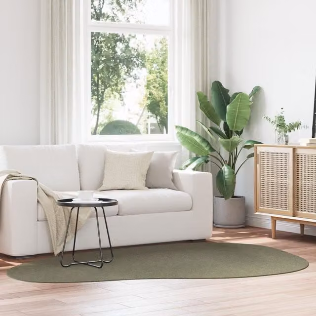 Berkfield Home HUARTE Washable Short Pile Rug, Forest Green, W: 160 cm, D: 230 cm