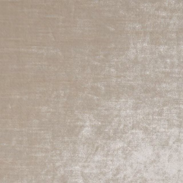 Clarke & Clarke Allure Plain Cream Velvet Polyester Fabric