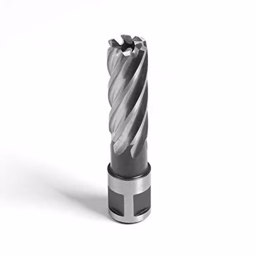 Evolution Long Series HSS Broaching Cutter for Magnetic Drills, Silver/Black, Diameter: 17 mm, Length: 50 mm – 1