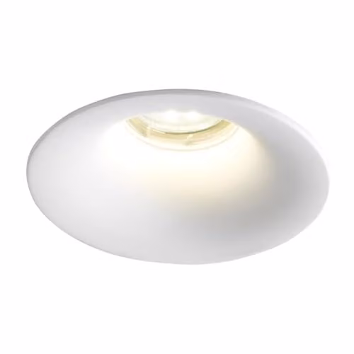 InLight Cabra White Plaster Square Ceiling Light