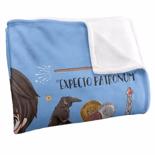 LOGOVISION Harry Potter Super Soft Silky Touch Fleece Throw Blanket, Multicolour, W: 127.0 cm, H: 152.4 cm – 2