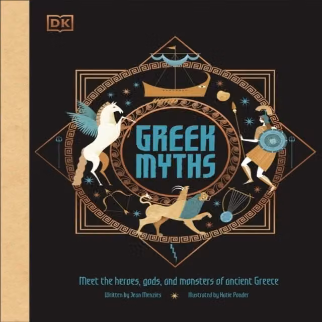 DK Greek Myths: Meet the heroes, gods, and monsters of ancient Greece, Multicolour, Gold