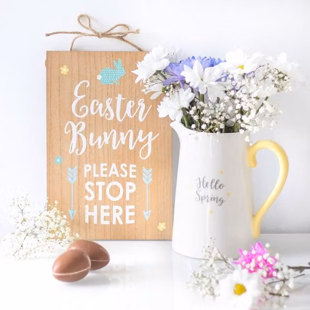 KDMK Hello Spring Ceramic Flower Jug in White and Yellow