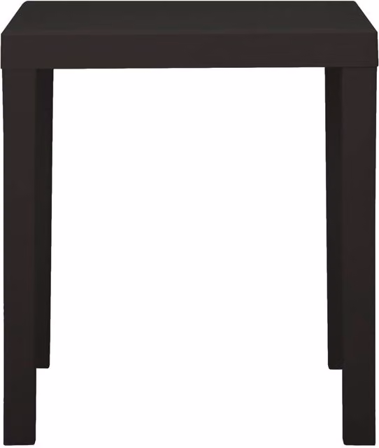 Berkfield Home Garden Table in Anthracite and Black Plastic, W/D/H: 79 x 65 x 72 cm – 1