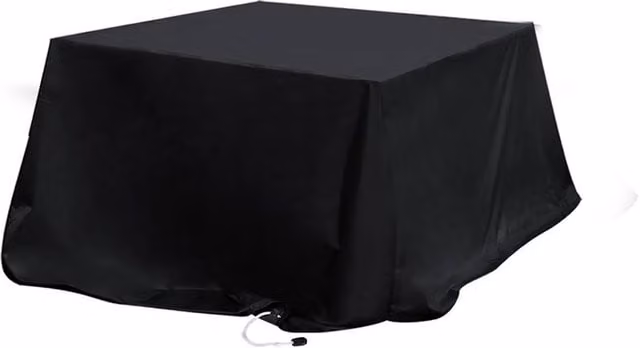 Marlow Waterproof Black Outdoor Furniture Cover with UV Protection for Gardens, 150 cm
