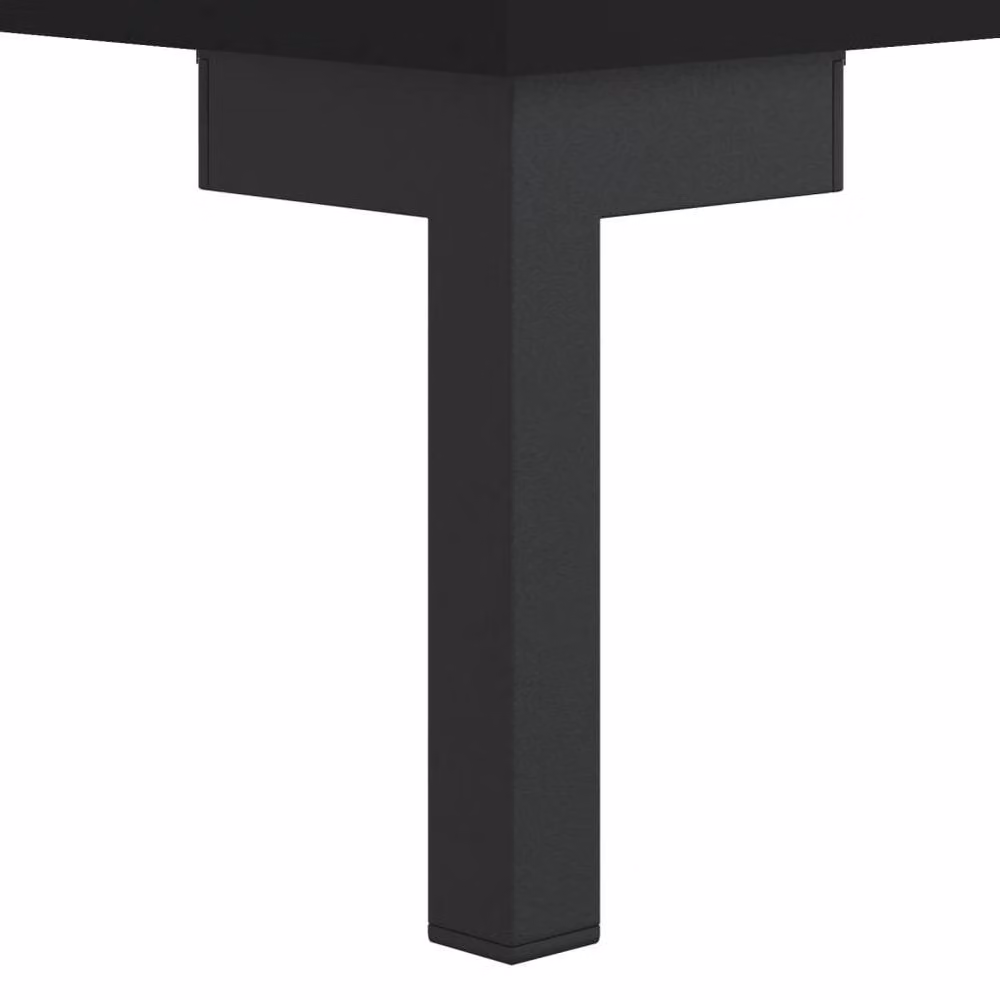 Berkfield Home Modern Black Square Coffee Table, W/D/H: 50 x 50 x 40 cm – 4