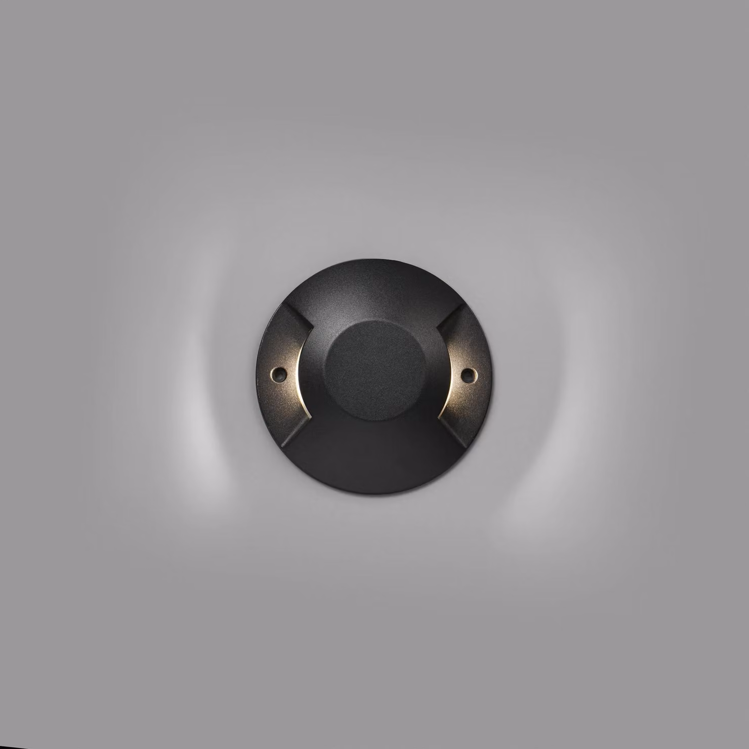 Netlighting Loth Outdoor LED Recessed Ground Light, Black, 2 x 6W, 3000K, IP67 – 4