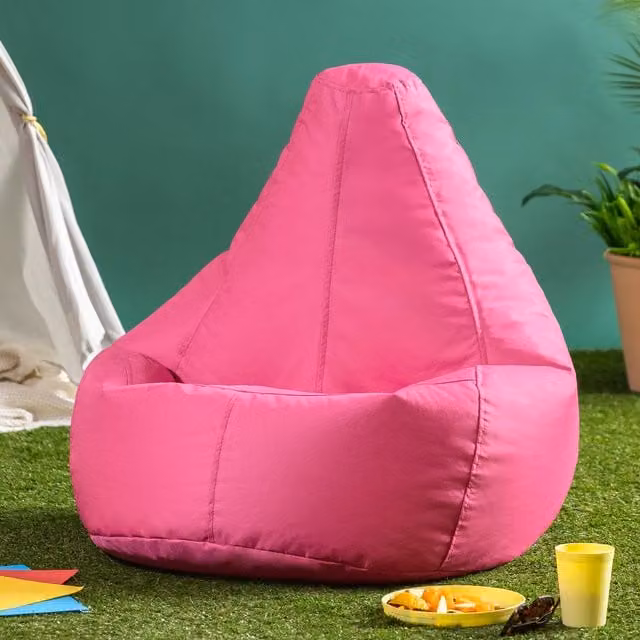 ICON Highback Gaming Beanbag Set of 2 for Indoor and Outdoor Use, Pink – 2