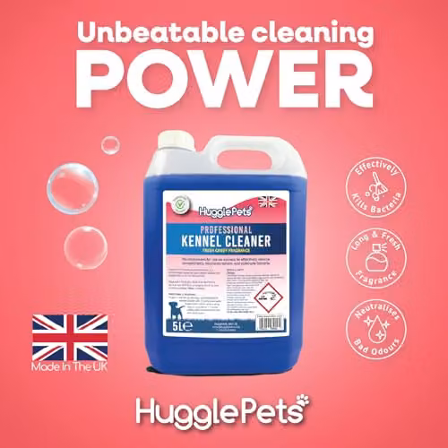 HugglePets Domestic Kennel Cleaner 5L, Fresh Candy Fragrance, Pet-Safe Disinfectant and Deodoriser in Blue – 2