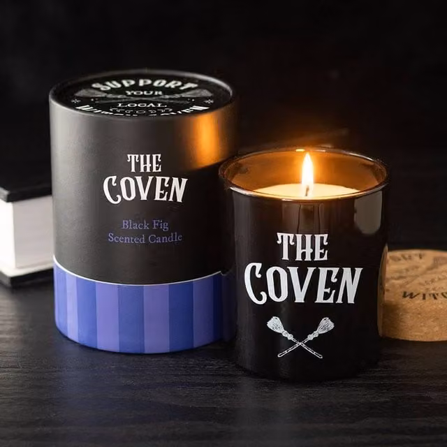 Uniqueful The Coven Black Fig Scented Glass Candle, 200g