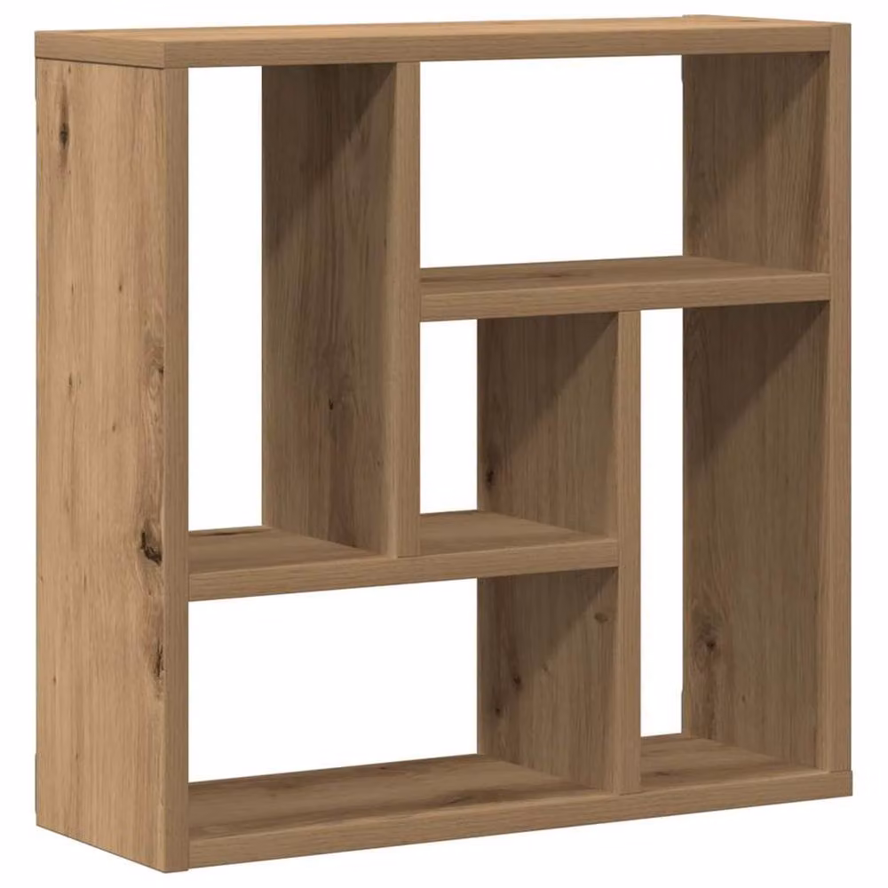 Berkfield Home Artisan Oak Wall Shelf, Brown, W/D/H: 45 x 16 x 45 cm – 3