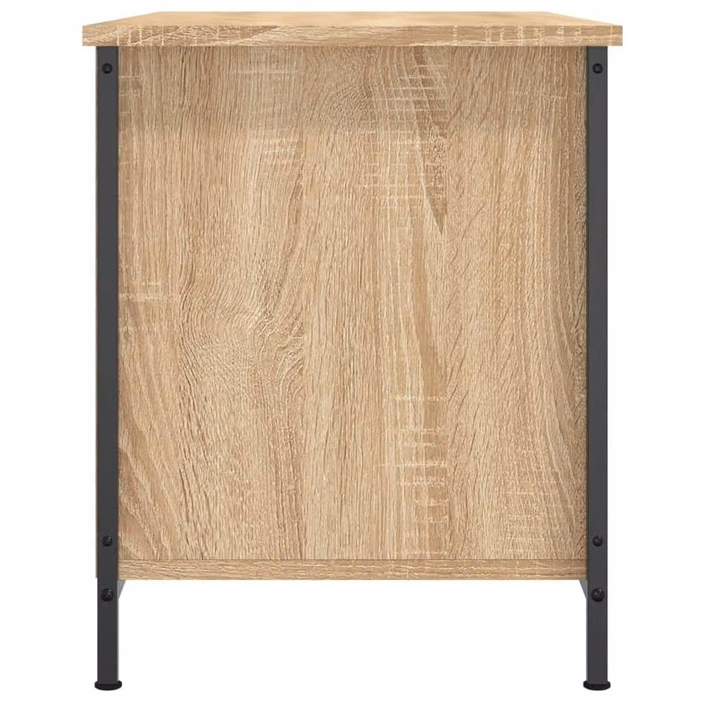 Berkfield Home Sonoma Oak TV Cabinet in Light Brown, W/D/H: 80 x 40 x 50 cm – 4