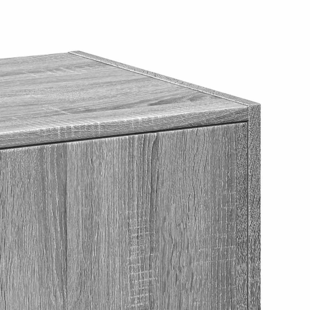 Berkfield Home Apothecary Cabinet in Grey Sonoma, W: 30 cm, D: 41 cm, H: 144.5 cm – 3