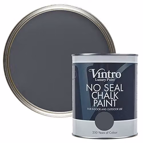 Vintro Wigeon Grey No Seal Chalk Paint, 1 Litre