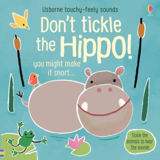 Don't Tickle the Hippo Board Book by Sam Taplin, Multicolour