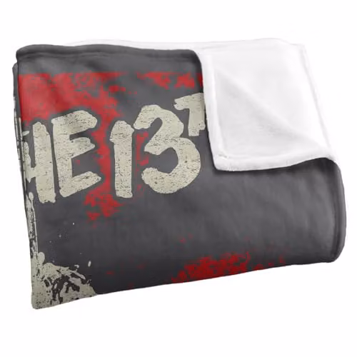 Warner Bros. Friday The 13th Drip Silky Touch Super Soft Fleece Throw Blanket, Multicolour, W/H: 127 x 152.4 cm – 2
