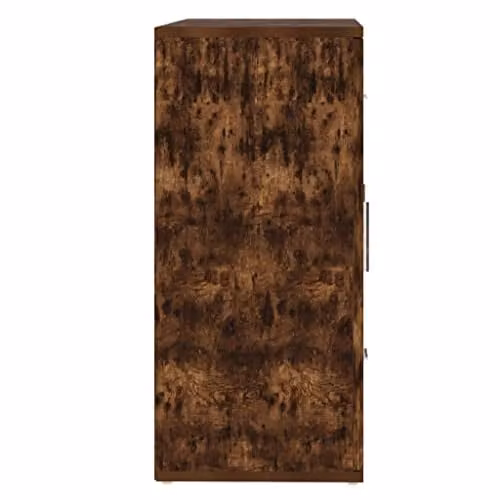 vidaXL Sideboard in Smoked Oak, Brown Engineered Wood, W: 91 cm, D: 29.5 cm, H: 65 cm – 4