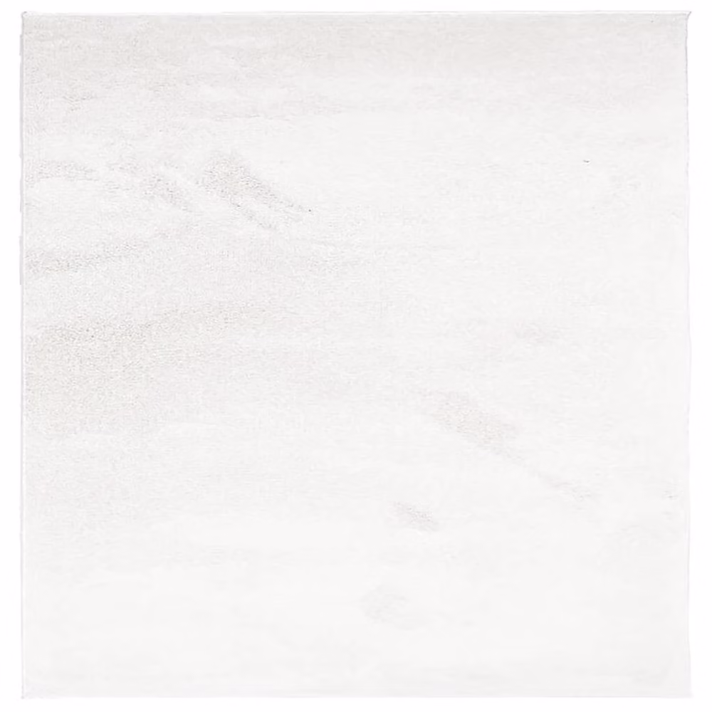 Berkfield Home OVIEDO Short Pile Square Rug in Beige and White, W/D: 120 x 120 cm – 1